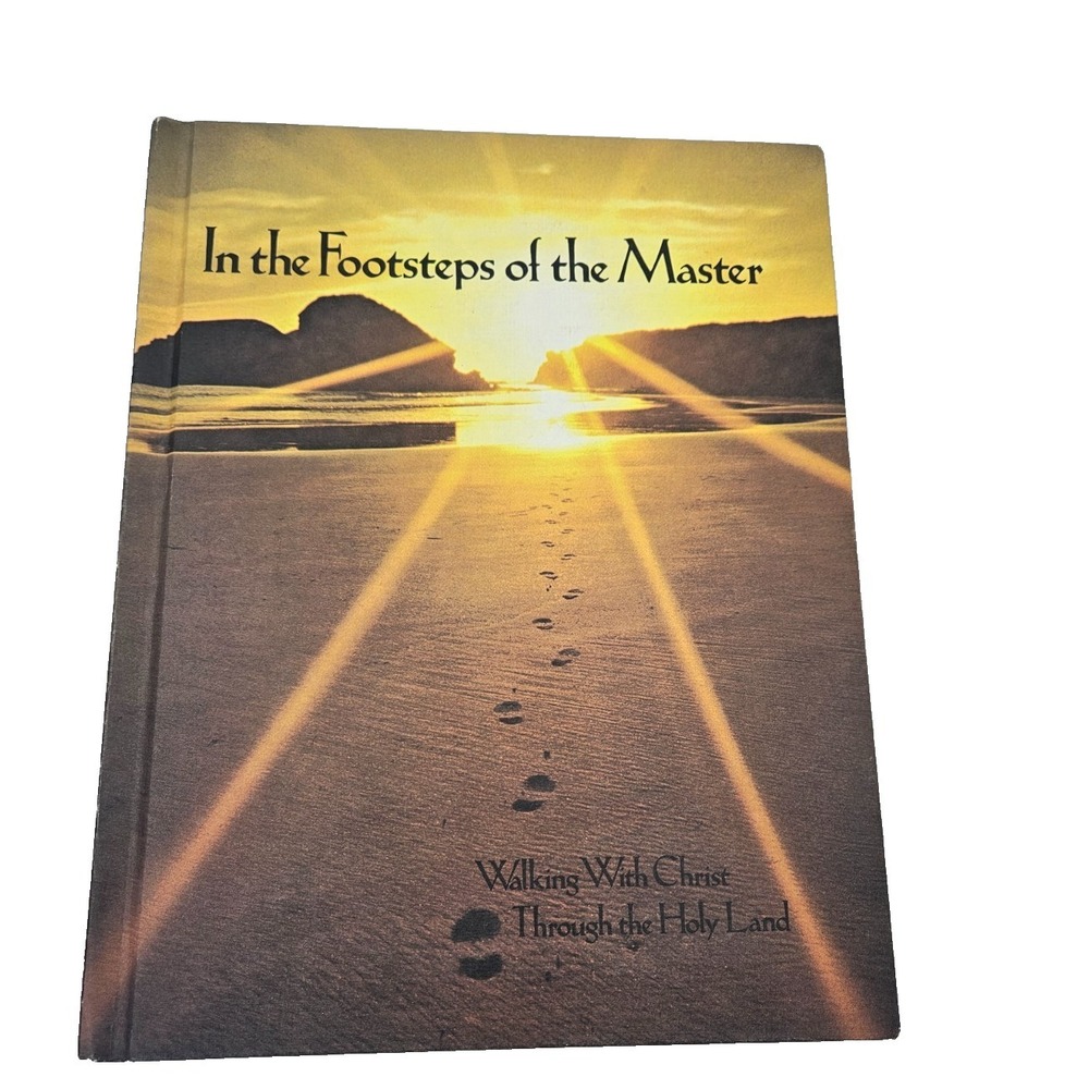 Vintage In The Footsteps Of the Masters Religious Coffee Table‎ Book
